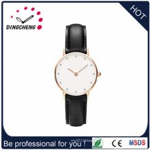 Crystal Diamond Wristwatch Gold Jewellery Watches for Ladies (DC-1266)